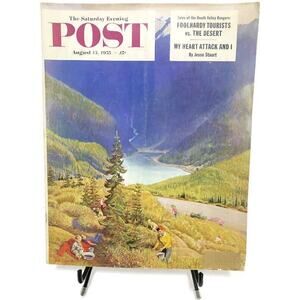 Saturday Evening Post August 13 1955 Death Valley Rangers Tourists v The Dessert